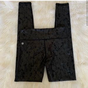 LIKE NEW Fabletics Faux Leather Leggings